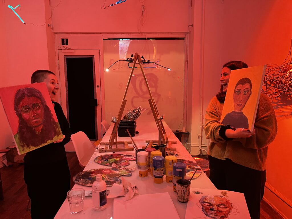 Reference: Portrait Painting and Cocktails